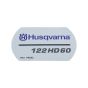 Decal Starter for Husqvarna 122HD60 Hedgetrimmers - 576 12 08-02