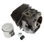 Cylinder Assembly With Piston for Husqvarna 550XP, 550XPG, CS2253 Chainsaws - OEM No. 577 76 47 07