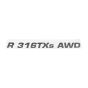 Decal for Husqvarna R316 TXs AWD Rider Lawn Mowers - OEM No. 578 36 45-10