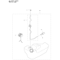 Fuel Tank Assembly for Husqvarna