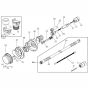 Pump Main Assembly (5 Metre) for Belle BGA Submersible Pump