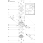 Carburetor Assembly for Husqvarna 61