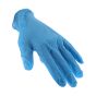 Blue Powder-Free Textured Nitrile Gloves L 100 Pack