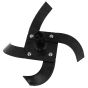 Complete Hoe Set (Inside Left) for Stihl HB455.2, HB455.2R Tillers - OEM No. 6241 710 0200