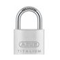 50mm Keyed Alike - 64TI Titalium Padlock - Shackle Dia.: 8mm Base: 50mm