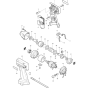 Makita 6918D Impact Wrench Assembly