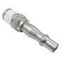 Male Adaptor Tapered Threaded Steel 1/4" BSP for Air Line Systems
