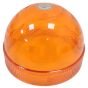 Amber Lens for LED Beacon Dome Shaped 127mm