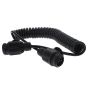 Trailer Extension Lead 3m 8 Pin Curly Cable for Trailer Lights