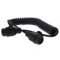 Trailer Extension Lead 3m 8 Pin Curly Cable for Trailer Lights