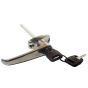 Chrome Canopy Door Handle 3/4" Locking Handle