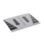 Legend Plate Forward/Reverse for Terex MBR71 Roller - OEM No. 8001 206