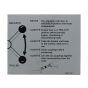 Legend Plate Op & Care Instructions for Terex MBR71 / 1-71Rollers - OEM No. 8001 317