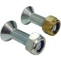 M12 x 40mm Countersunk Bolt & Nut (Pair)
