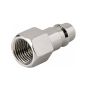 1/4" BSP Euro Air Line Bayonet Female Thread Coupler - Single
