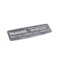 Name Plate for Makita BHR240 Hammer Drill