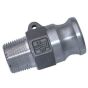 Camlock Coupling 1" Type F Aluminium for Quick Hose Connections