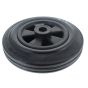 8" Rubber Castor Wheel Only w/ Roller Bearing Centres