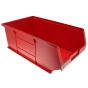 Red Plastic Wall Panel Storage Bins Size 4