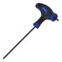 Ball Ended T Handle Hexagon Key 4mm - Faithfull