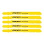 100mm Jigsaw Blade - Replaces Bosch T101B - Pack of 5 Blades