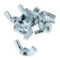 Wing Nuts, Zinc Plated, Size: M4 - Pack of 10 - 903 760