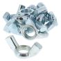 Wing Nuts (Zinc Plated) Size: M12 - Pack of 10