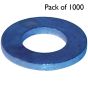 Table 3 Flat Washers, Zinc Plated, I.D: 3/16", Pack of 1000