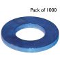 Table 3 Flat Washers, Zinc Plated, I.D: 3/16", Pack of 1000