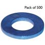 Table 3 Flat Washers, Zinc Plated, I.D: 5/16", Pack of 500
