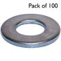 Form C Stainless Steel Washers, I.D. 16 mm (Large O.D.) - Pack of 100