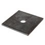 Square Plate Washer, M16 (Hole) Size: 4", Thick: 6mm - Each