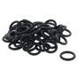 Metric Rubber O Rings, I.D 8mm, Thickness 2mm. Pack of 50