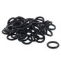 Metric Rubber O Rings, I.D 8mm, Thickness 2mm. Pack of 50