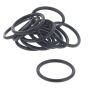 Metric Rubber O Rings, I.D 25mm, O.D 30mm, Thickness 3.0mm - Pack of 12