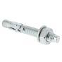 Through Bolts, Size: M10 x 75, Zinc/Yellow Passivated - Pack of 50