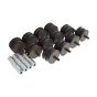 Drum Mounts & Drive Pins Set for Benford MBR71 Vibrating Drum Roller - Replaces 1702214