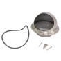 Bull-Nose Vent with Grill 125mm Dia Stainless Steel fits Extractor Applications