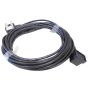 Mains Cable 10m x 1.0mm 2 Core with UK Plug for Numatic Vacuum Cleaners
