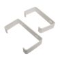 Flat Channel Ducting Clips fits 110 x 54mm Duct Suitable for Home Appliance Extractors ***LAST STOCK***
