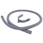 Drain Hose 1.5m Straight End Fittings 19/22mm for Washing Machines & Dishwashers