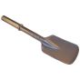 Clayspade 1.1/4" for Atlas Copco Heavy Breaker Hex Shank