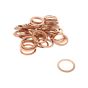 Metric Copper Washers Size: 18mm x 24mm x 1.5mm - Pack of 50
