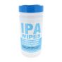 IPA Tub of 100 Large Textured Sheet Alcohol Wipes