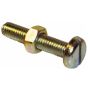 Steel Screws & Nuts Size: M4x40mm (ZP)