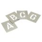 Plain Stencil Set A to Z 100mm Letter Size (metal)