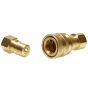 ISO B Brass Male ISO 7241-B 210 Bar MWP Coupling - Thread Size: 02 (1/8")