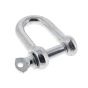 Untested D Shackle - Screw Type - Available in a Range of Sizes