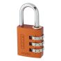 145/20 20mm Aluminium Combination Padlock Random Colour - 46626