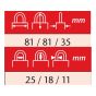 20/80 80mm Diskus Plus Padlock Keyed 564323 by ABUS - 32481